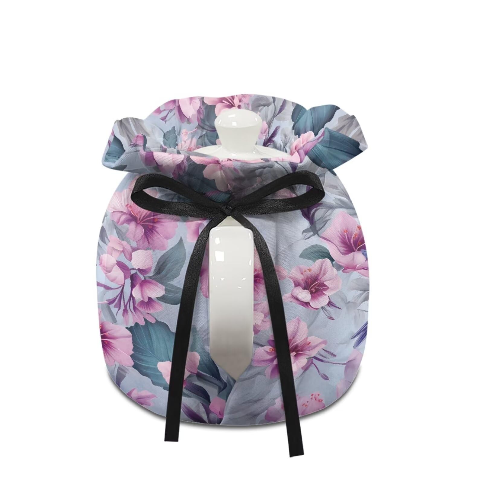 Hummingbird Pink Floral Tea Pot Cover - Insulated Tea Cosy for Kitchen, Breakfast Warmer & Decorative Kettle Dust Cover - Easy to Clean & Portable - Perfect for Home, Tea Parties & Cozy Kitchen Decor
