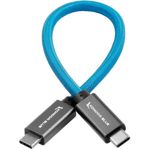 Kondor Blue Premium HDMI & USB-C Cable Pack for Blackmagic Pocket Cinema Camera 6K & 4K - 4 Pack High-Speed Cables for Professional Filmmaking & Studio Production