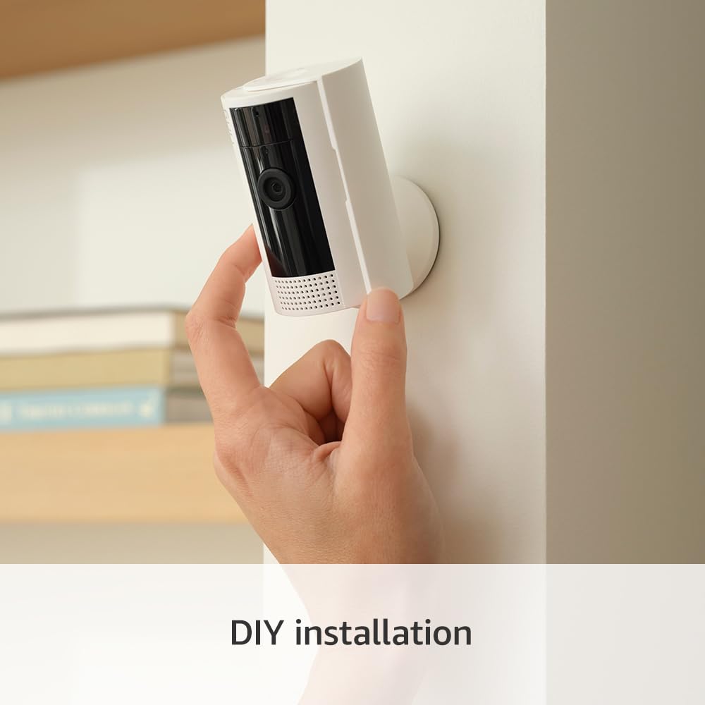 Ring Indoor Camera (2nd Gen) - 1080p HD WiFi Security Camera with Two-Way Talk & Privacy Cover | Plug-In Pet Monitoring System | DIY Home Security Alternative to CCTV | Includes 30-Day Free Trial of Ring Home | Perfect for Baby Monitoring, Pet Watching & Home Protection (2-Pack)