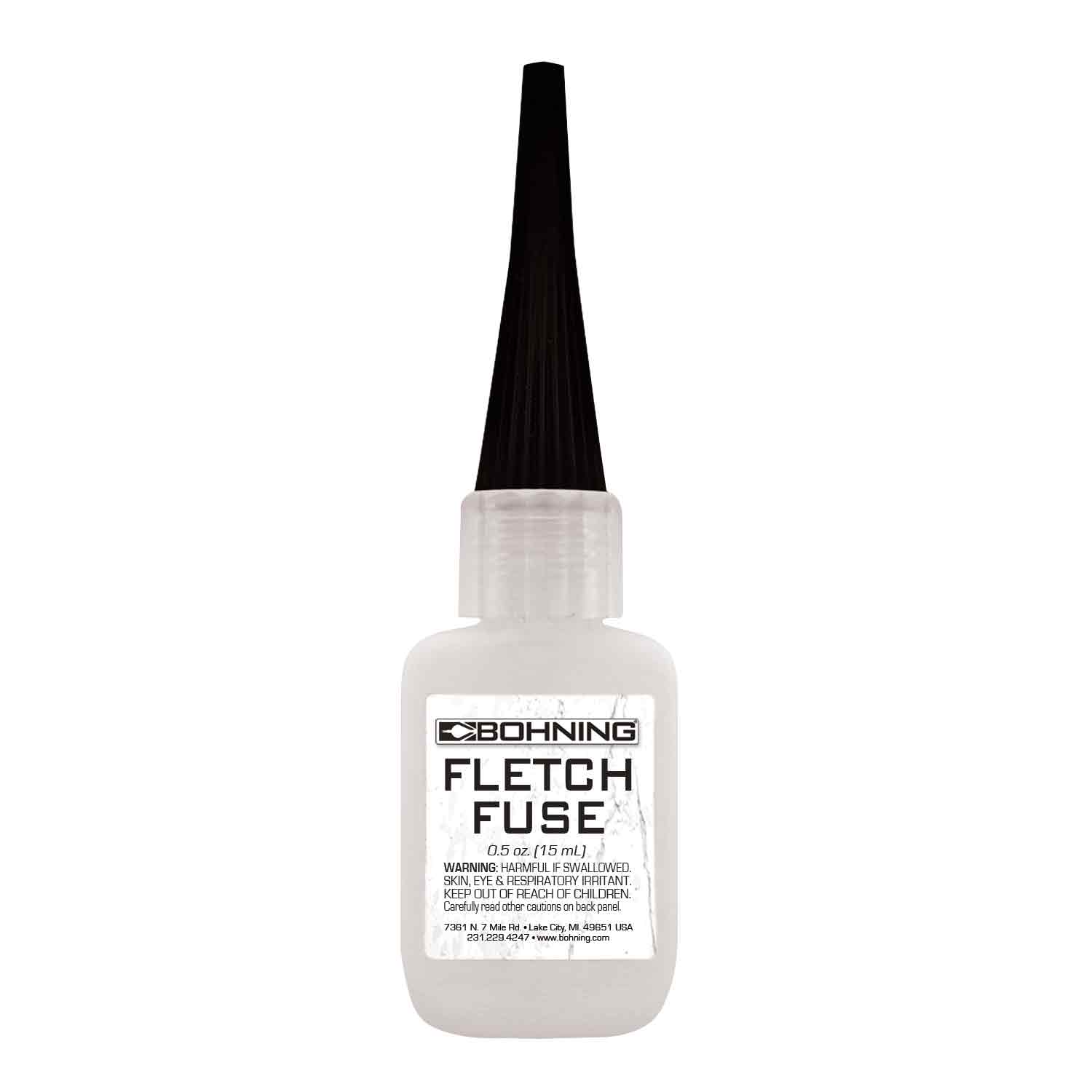 Bohning Fletch Fuse Glue - High Strength Adhesive for Archery Arrow Fletching - Perfect for Bowhunting, Target Practice & Outdoor Sports