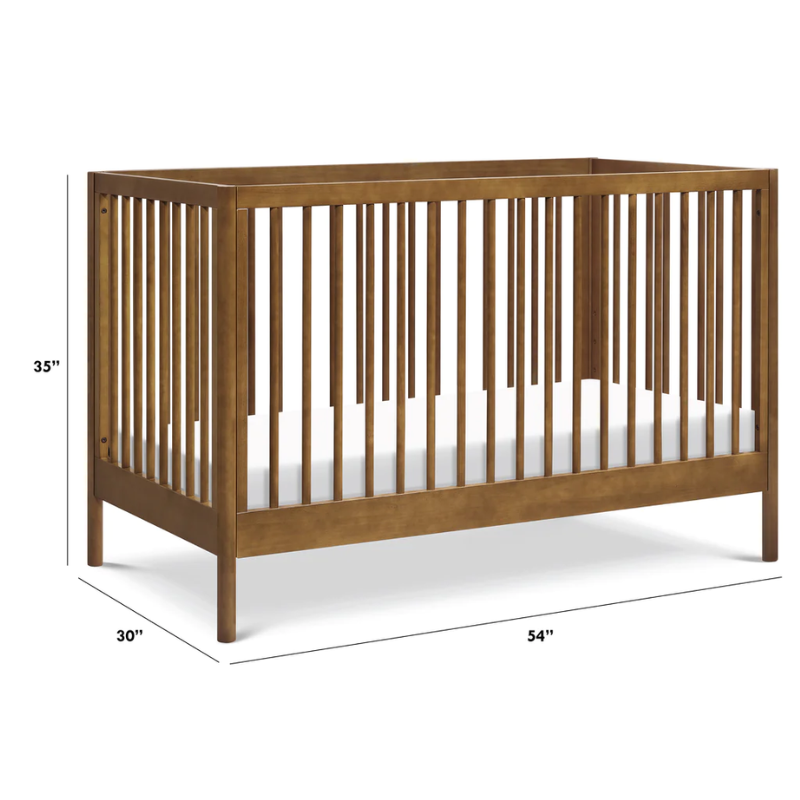 3-in-1 Convertible Baby Crib with Toddler Bed & Daybed Function - Safe Nursery Furniture for Newborns to Toddlers - Perfect for Bedrooms, Daycare Centers & Guest Rooms