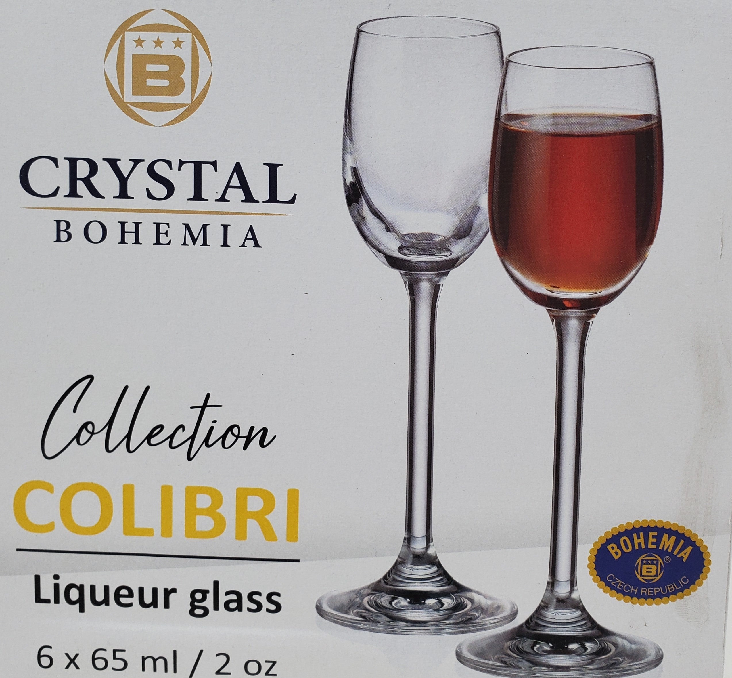 2 oz 6-Piece Footed Liqueur Glass Set - Elegant Cordial Glasses for Cocktails, Dessert Wines & After-Dinner Drinks - Perfect for Home Bars, Parties & Gift Giving