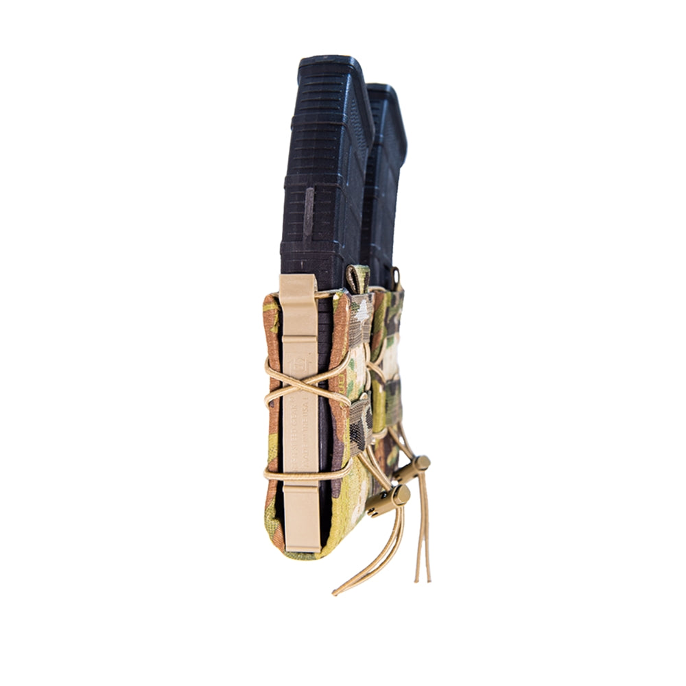 High Speed Gear Double Rifle TACO Magazine Pouch - Durable Tactical Molle Compatible - Made in USA | Perfect for Military, Hunting & Range Shooting