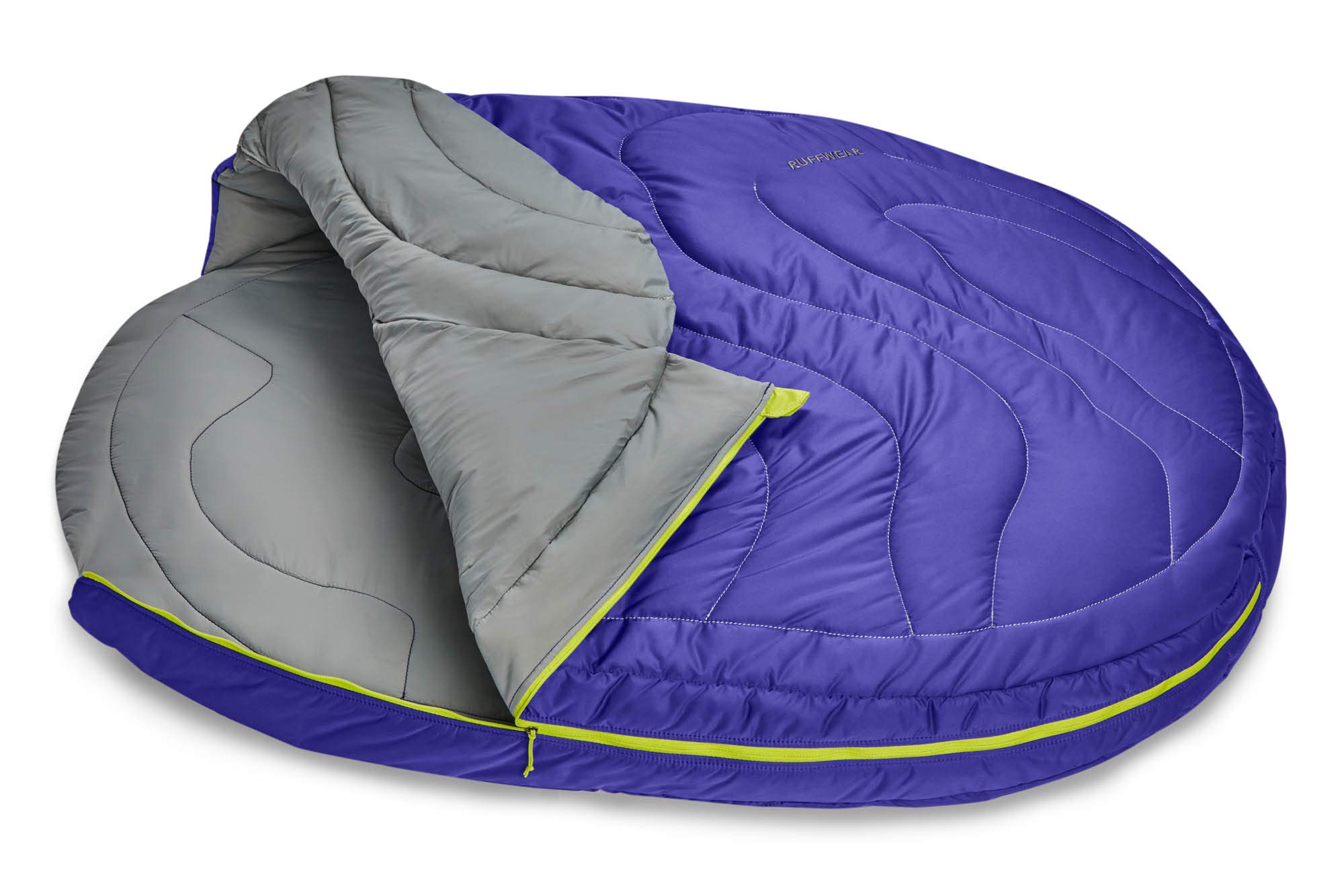 Ruffwear Highlands Dog Sleeping Bag - Water-Resistant Portable Dog Bed for Camping, Hiking & Outdoor Adventures - Cozy Travel Bed for Dogs