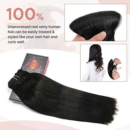 Premium 9A Brazilian Clip-In Human Hair Extensions - 7pcs Double Weft for Instant Volume & Length | Perfect for Weddings, Parties & Everyday Styling