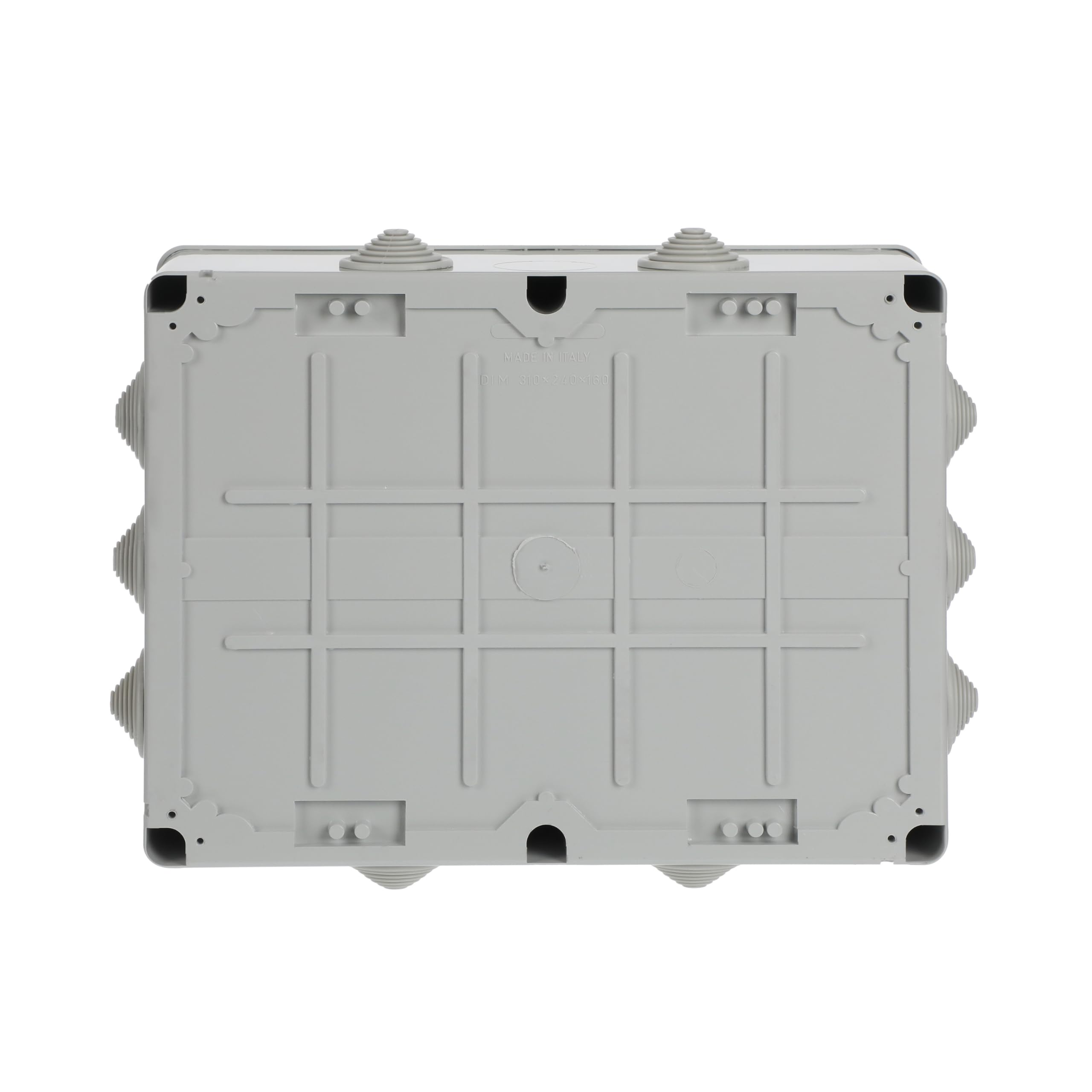 **ABB IP55 Waterproof Junction Box - Shockproof Electrical Cable Connector with Cable Glands (310x240x110mm) for Indoor & Outdoor Use - Ideal for Industrial, Marine, and Harsh Environment Wiring**