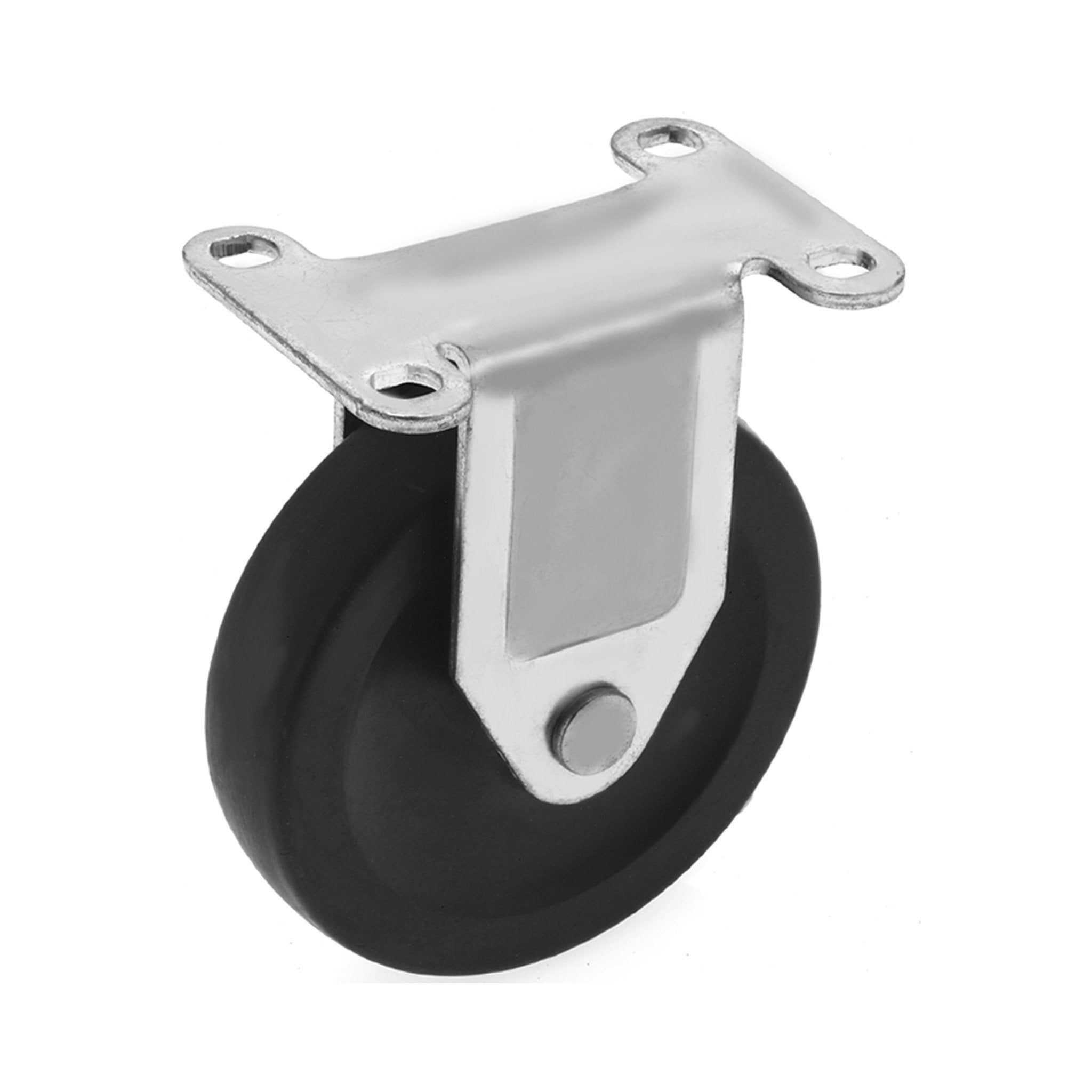 44027 Fixed Caster Wheel - Heavy Duty Swivel Casters for Furniture, Carts, and Industrial Equipment