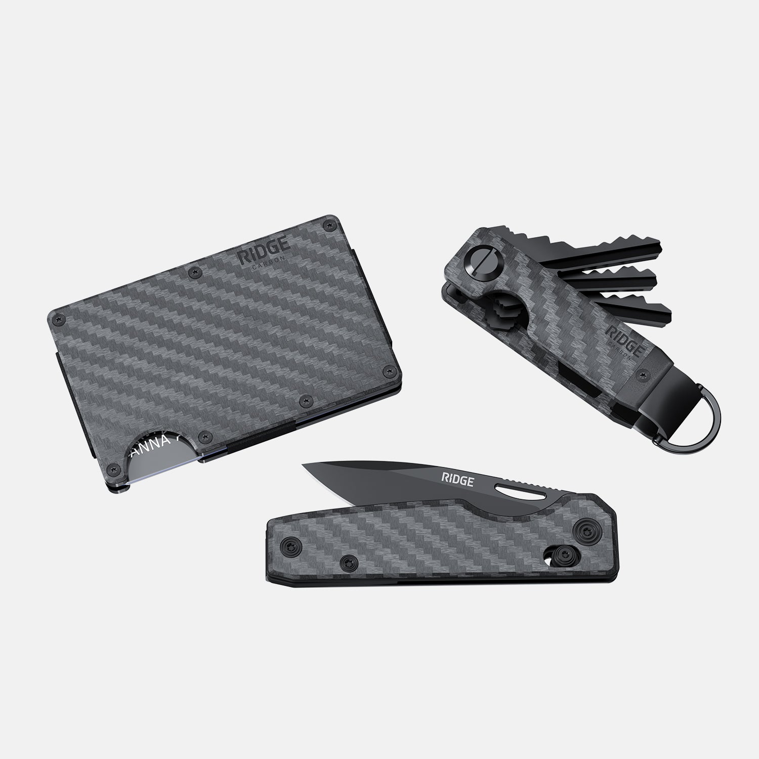 Premium Carbon Fiber 3K Survival Kit - Emergency Preparedness Gear for Outdoor Adventures, Camping & Hiking
