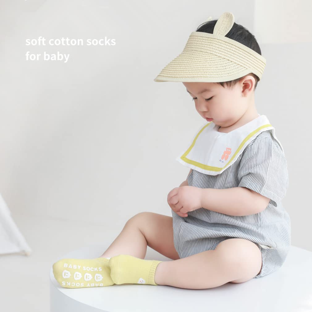 **Non-Slip Baby Socks with Grips – Toddler & Infant Anti-Skid Ankle Socks for Boys & Girls – Perfect for Playtime, Crawling & Indoor Safety**