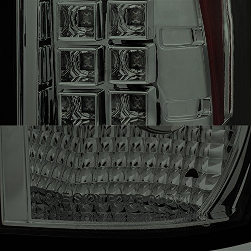 AKKON Smoke LED Tail Lights for 2002-2006 Chevy Avalanche GMT800 - Rear Brake Lamps Replacement - Enhances Visibility & Style for Night Driving and Off-Road Adventures