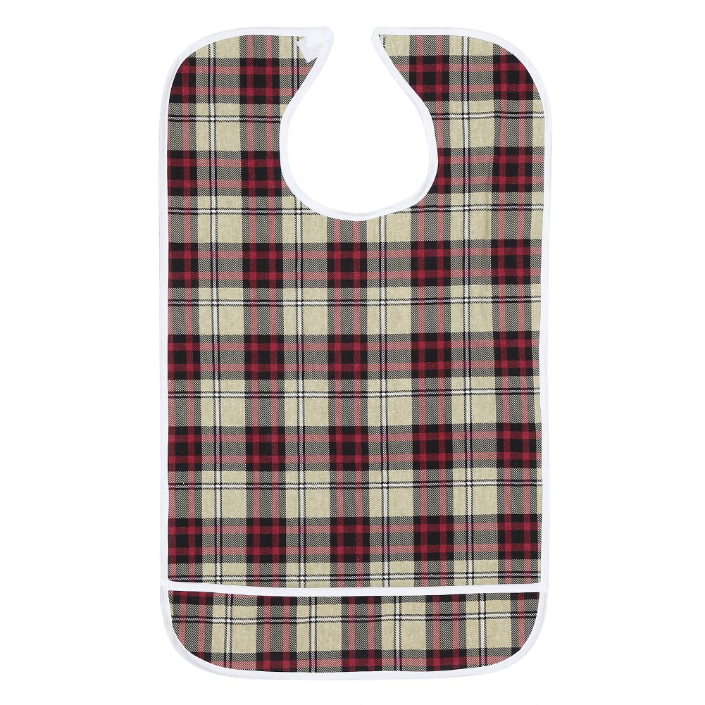 Adult Bib for Mealtime - Durable & Absorbent Elderly Bibs for Dining Comfort - Perfect for Seniors, Disabled & Recovering Patients at Home or Care Facilities