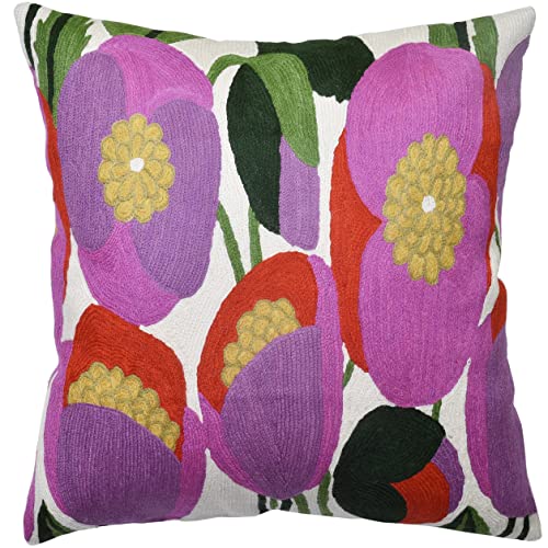 Lily Bloom Floral Pillow