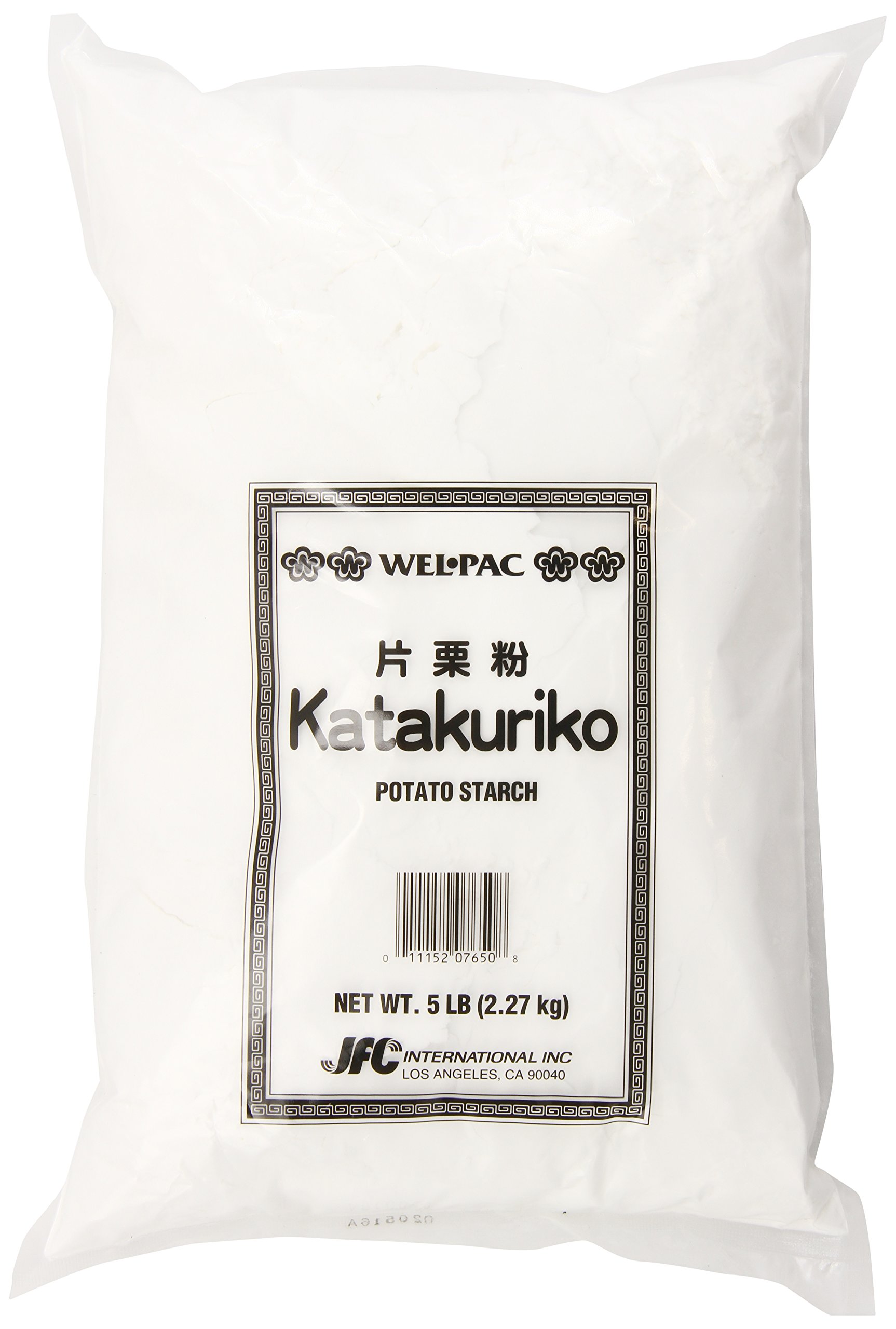 Welpac Katakuriko Potato Starch 5lb - Premium Japanese Cooking Ingredient for Tempura, Baking & Thickening Sauces