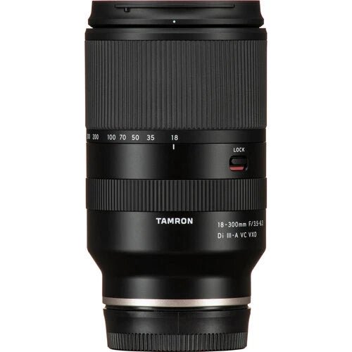 Tamron 18-300mm f/3.5-6.3 Di III-A VC VXD All-in-One Zoom Lens for Sony E-Mount - Perfect for Travel, Wildlife & Sports Photography