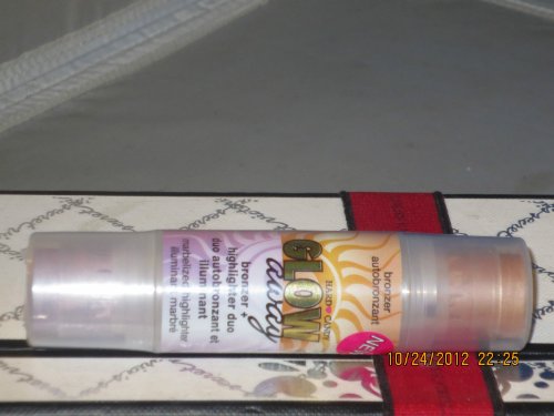 Hard Candy Glow Away Bronzer & Highlighter Duo #442 Maui - Sun-Kissed Glow for Face & Body, Perfect for Summer Makeup & Contouring