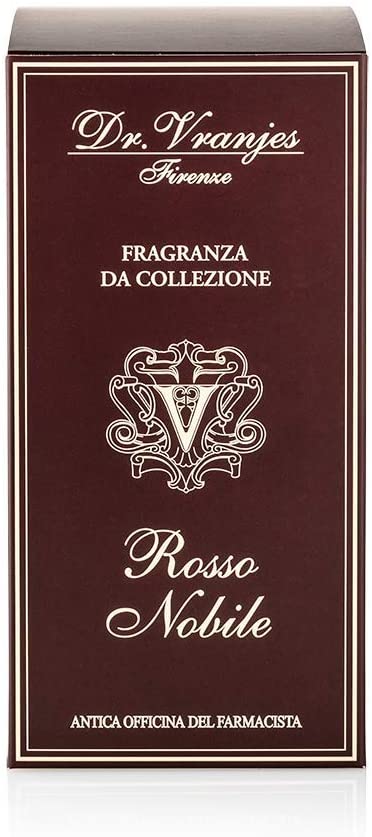Dr. Vranjes Rosso Nobile 500ml Premium Home Fragrance Diffuser | Luxury Scented Oil Reed Diffuser for Living Room, Bedroom & Office | Long-Lasting Aromatherapy Air Freshener