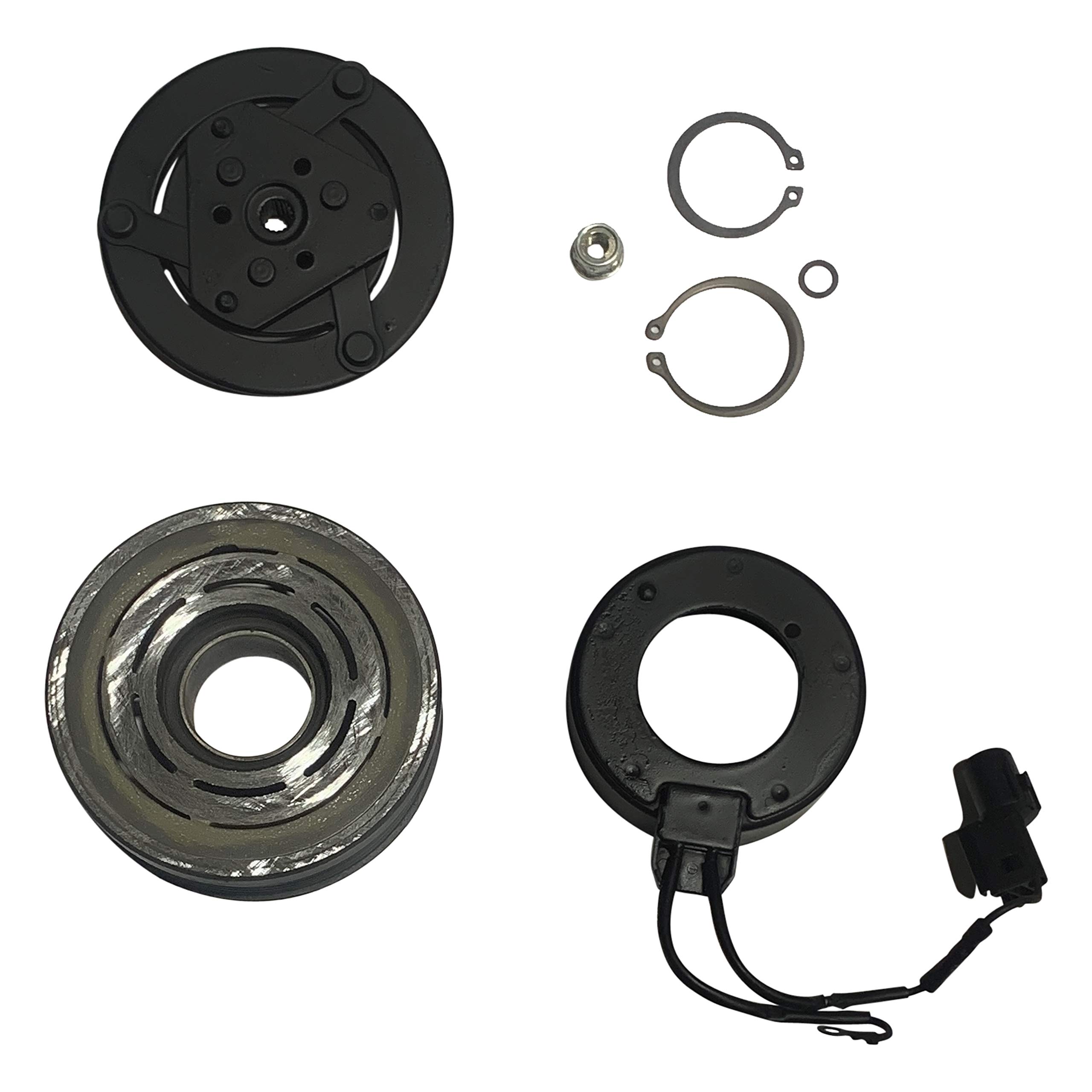 RYC A/C Compressor Clutch GG497-CL - Replacement for Car Air Conditioning System - Perfect for DIY Auto Repair & AC Maintenance