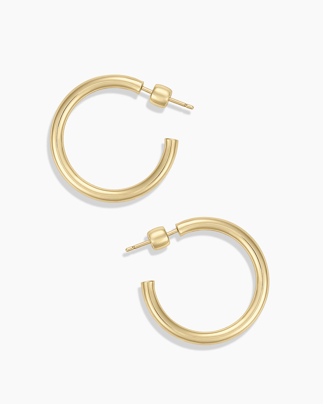 14K Gold Carter Hoops - Elegant & Durable Gold Hoop Earrings for Women | Perfect for Everyday Wear, Parties & Special Occasions
