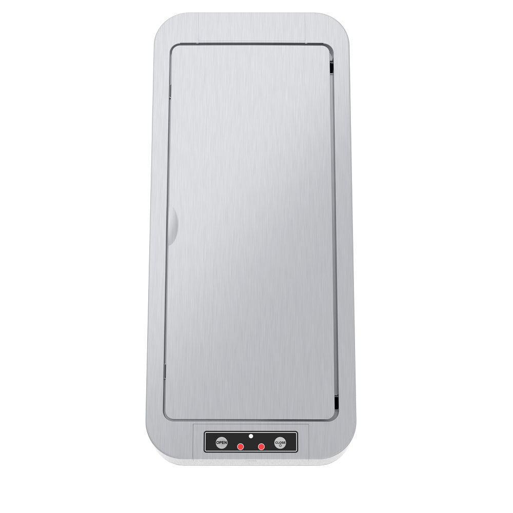 Stainless Steel Sensor Trash Can Lid Cover Replacement for SG04SSR Model - Perfect for Kitchen, Bathroom & Office Waste Bins