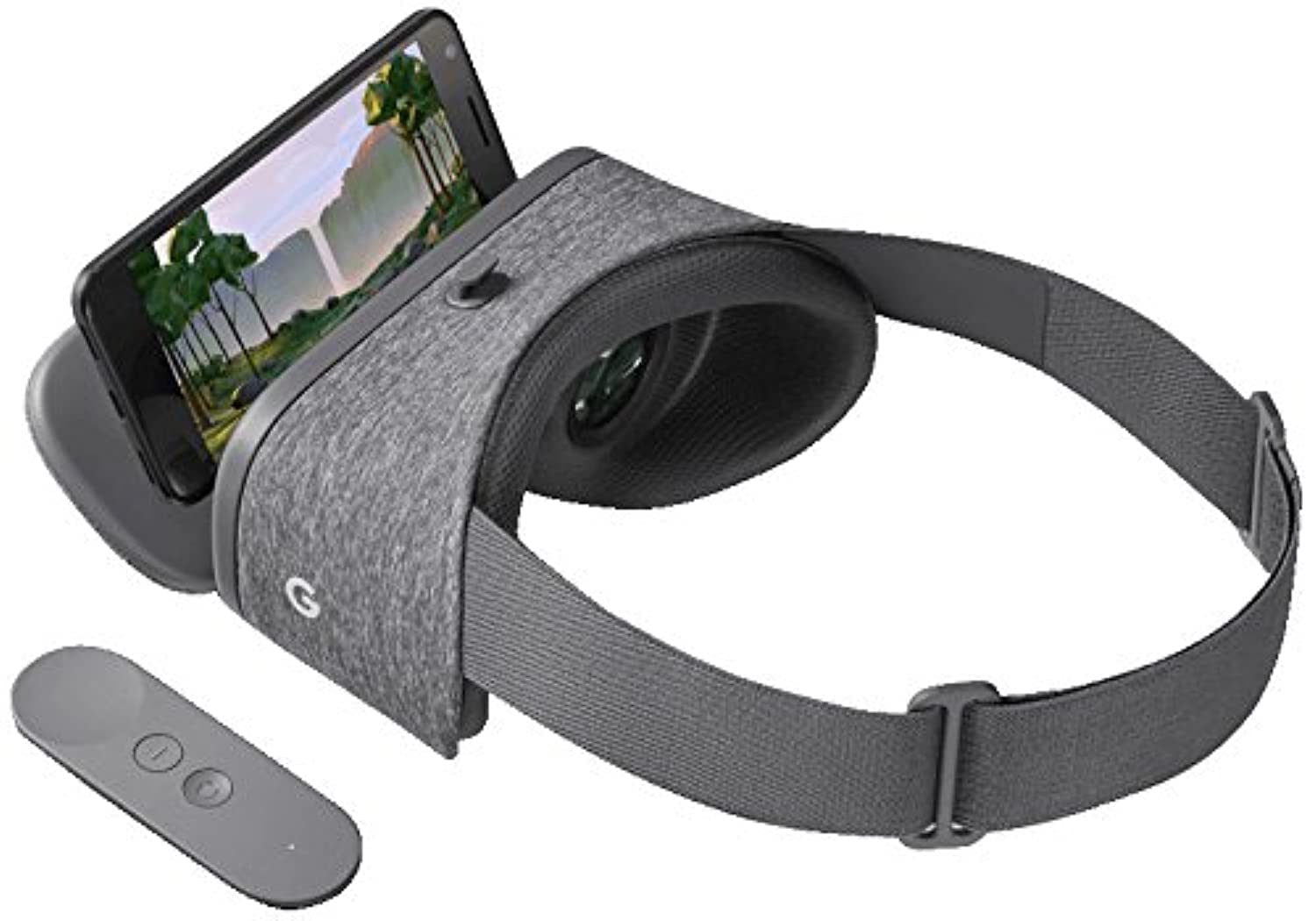 Google Daydream View - Immersive VR Headset for Smartphones with Motion Controller (Slate) - Perfect for Gaming, Movies & Virtual Travel Experiences