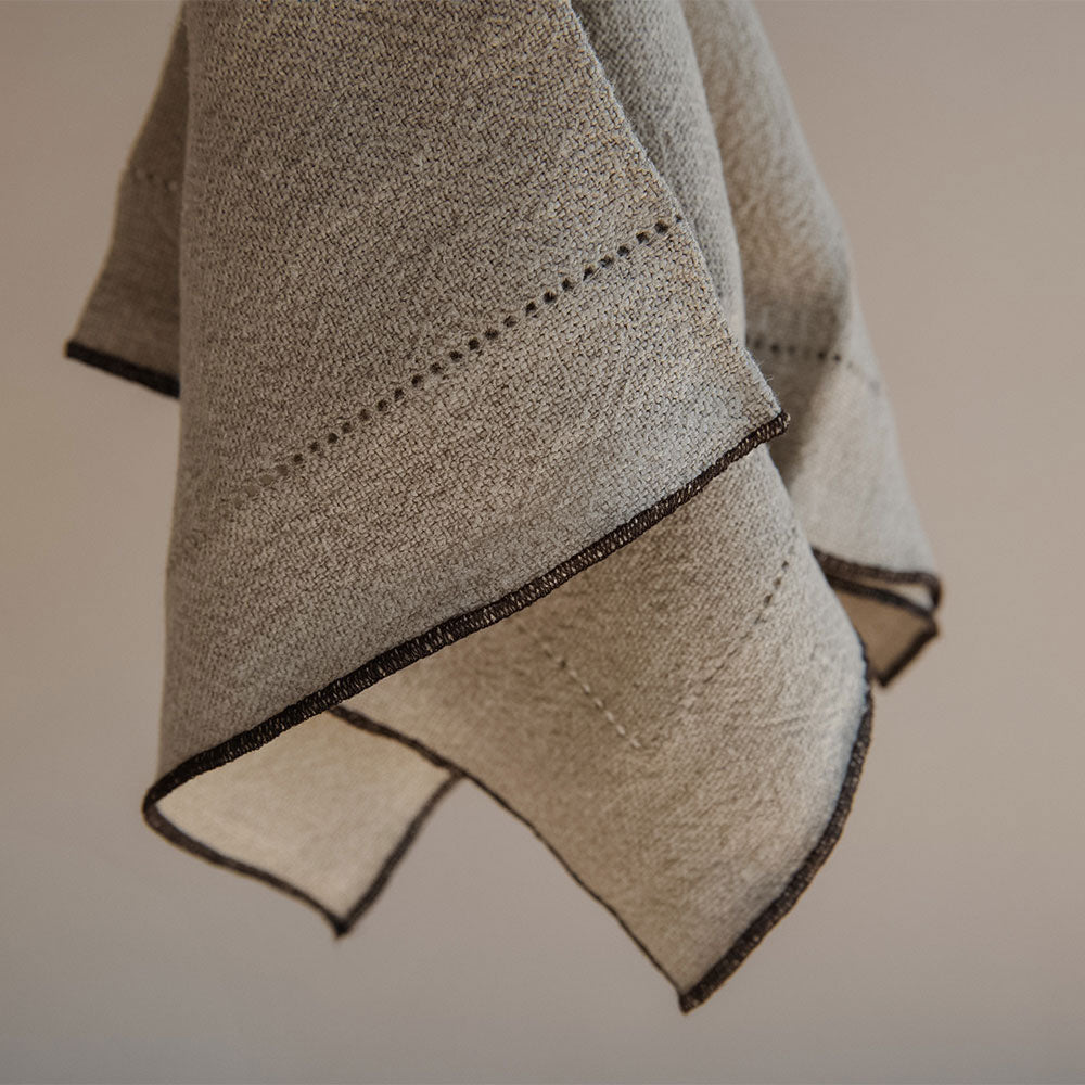 Premium Soft Heavyweight Linen Napkins - Natural Color Eco-Friendly Table Linens for Fine Dining & Elegant Home Decor