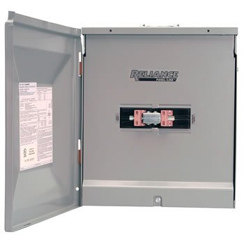 Reliance Controls TCA1003DR 100 Amp 10-Circuit Generator Transfer Switch Panel – Perfect for Home Backup Power During Outages & Storms