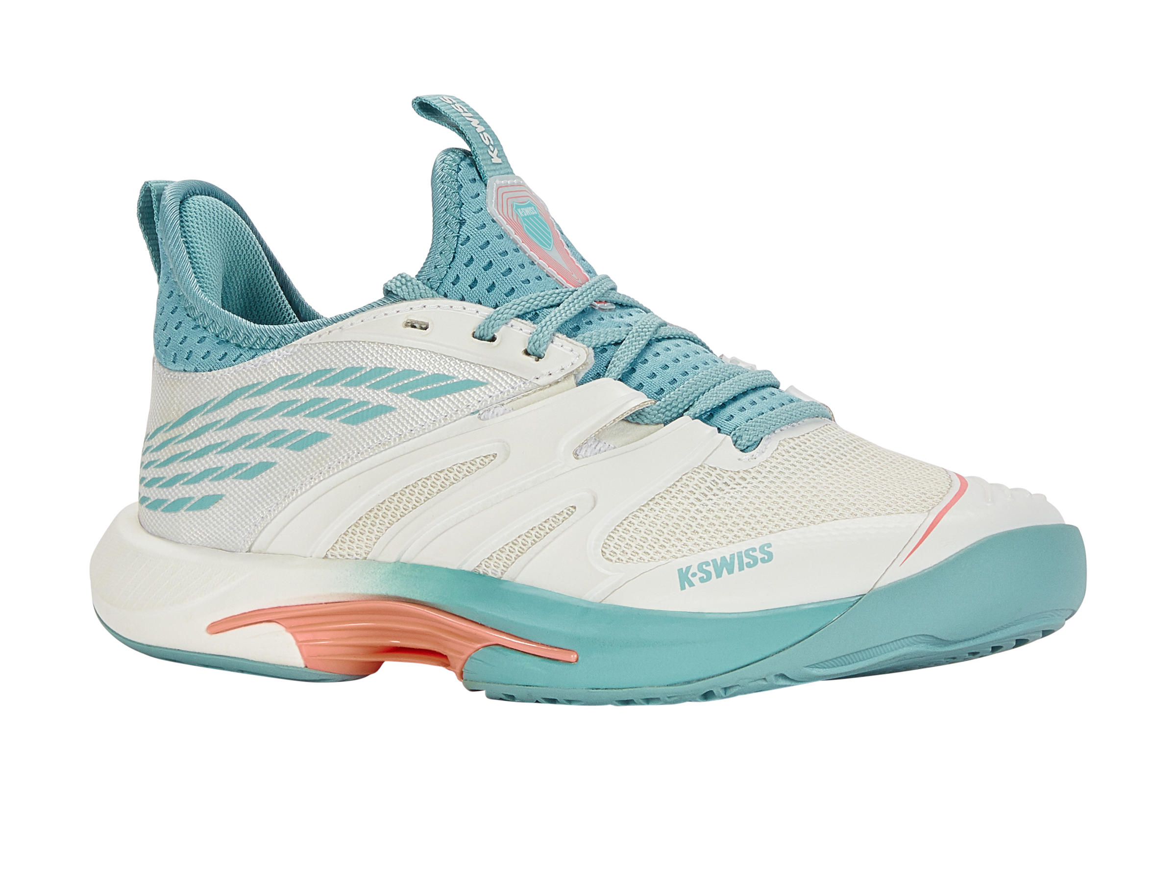 Speedtrac 97392 143 M Running Shoes - Blanc de Blanc/Nile Blue/Desert Flower Color Options | Lightweight Athletic Sneakers for Men's Jogging, Gym Workouts & Daily Wear