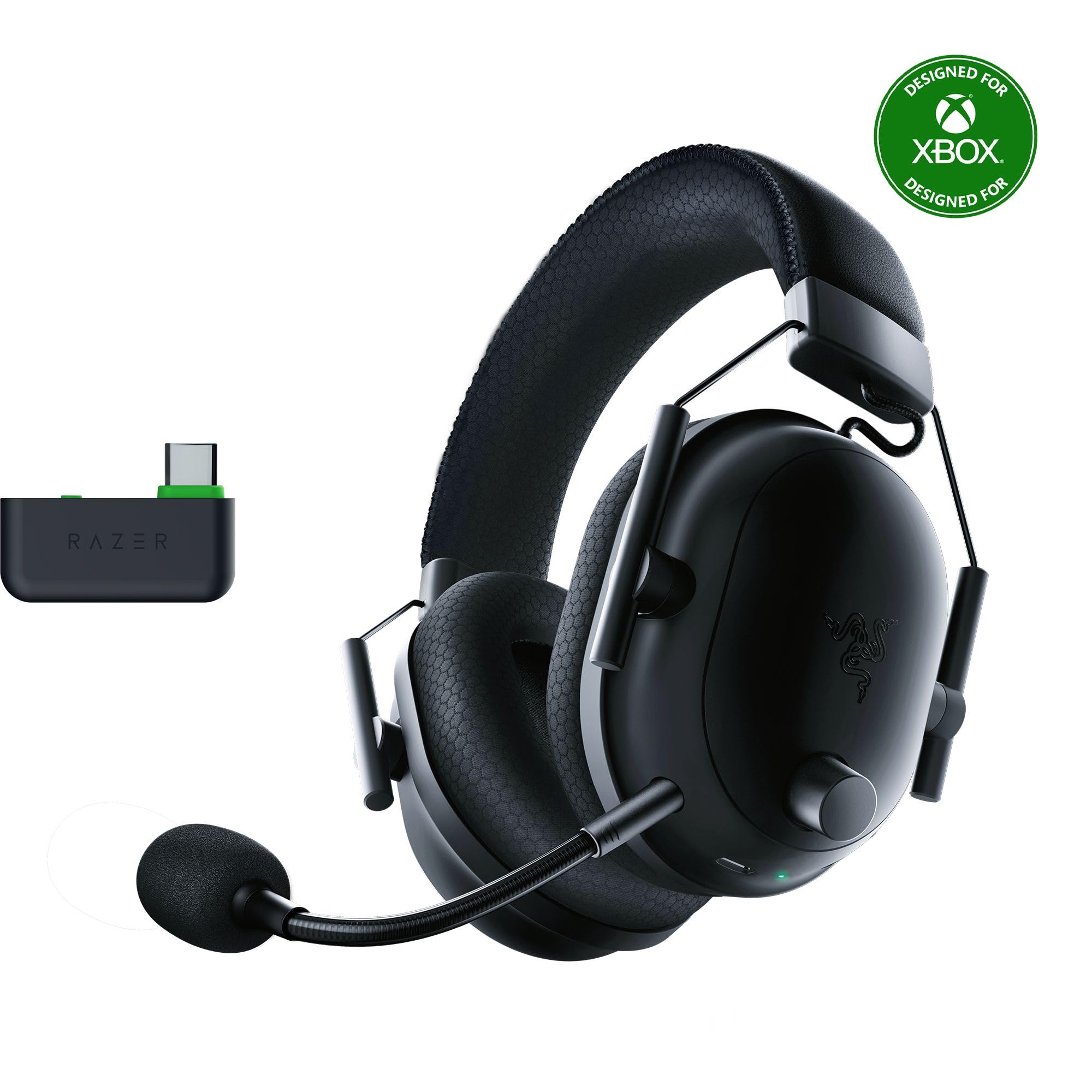 Razer BlackShark V2 Pro Wireless Gaming Headset for Xbox Series X/S & One - 50mm Triforce Drivers, HyperSpeed 2.4GHz Wireless, Detachable Mic - Esports Headphones for Competitive Gaming, Streaming & Online Chat