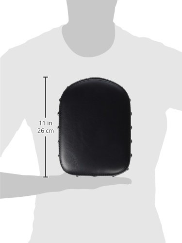Kawasaki 39156-0118-MA Studded Backrest Pad - Comfortable Motorcycle Seat Cushion for Harley, Honda, Yamaha - Perfect for Long Rides & Road Trips