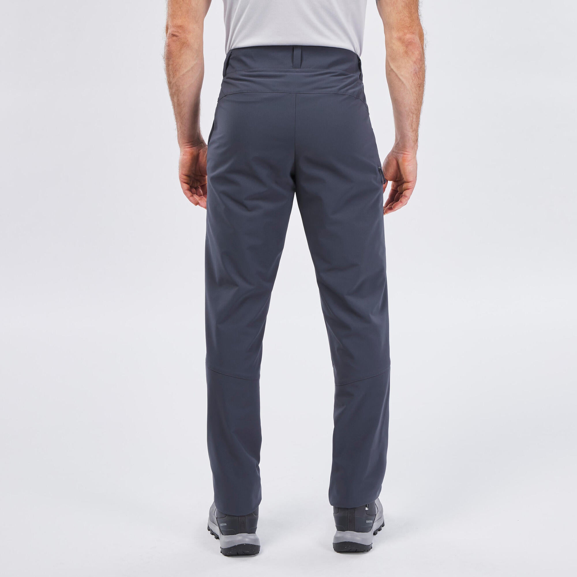 Quechua Men's MH100 Hiking Pants - Lightweight Quick-Dry Outdoor Trekking Trousers for Camping & Mountain Climbing