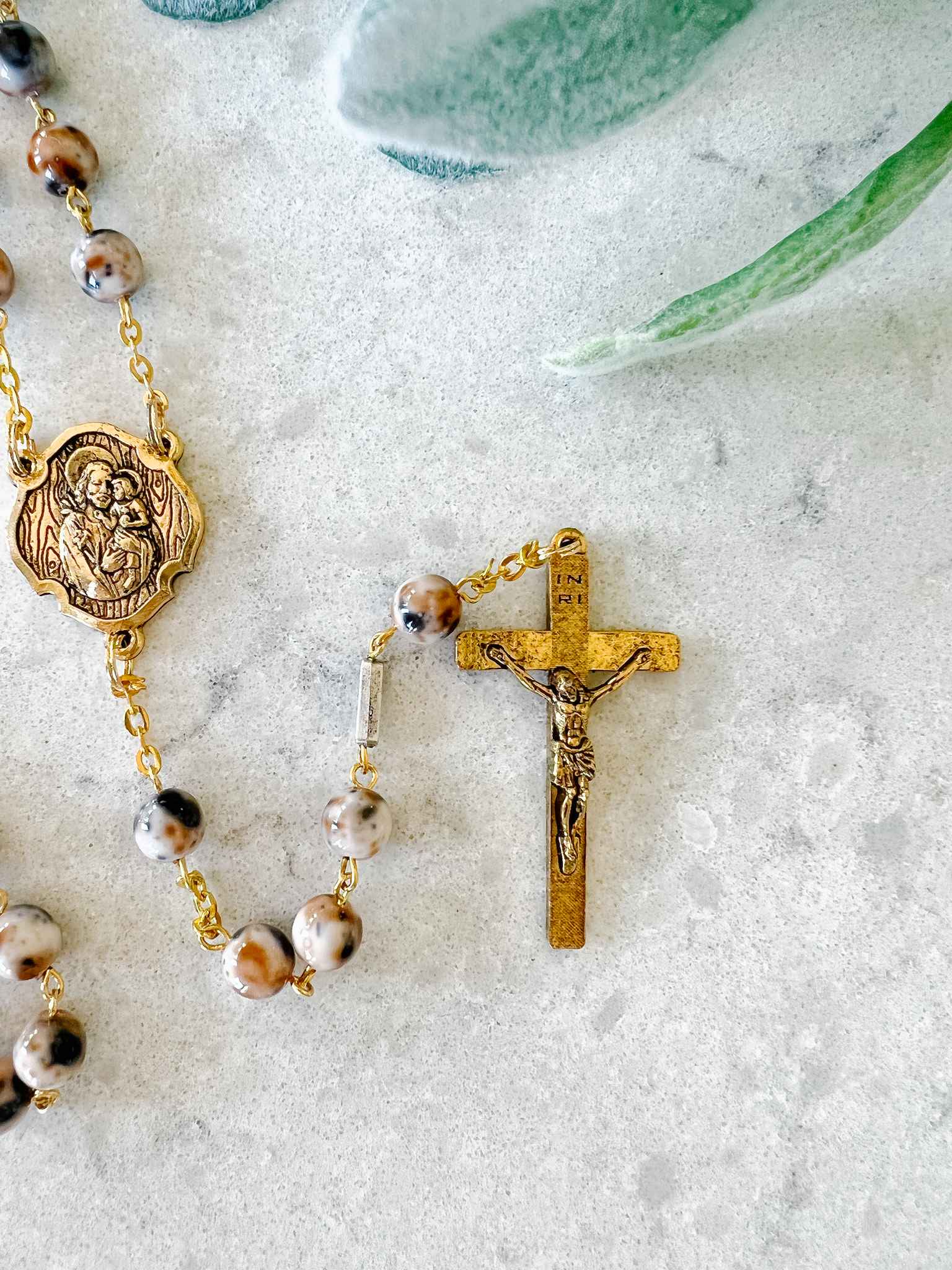 Saint Joseph Rosary - Catholic Prayer Beads for Devotion, Protection & Faith - Perfect for Daily Prayer, Meditation & Religious Gifts