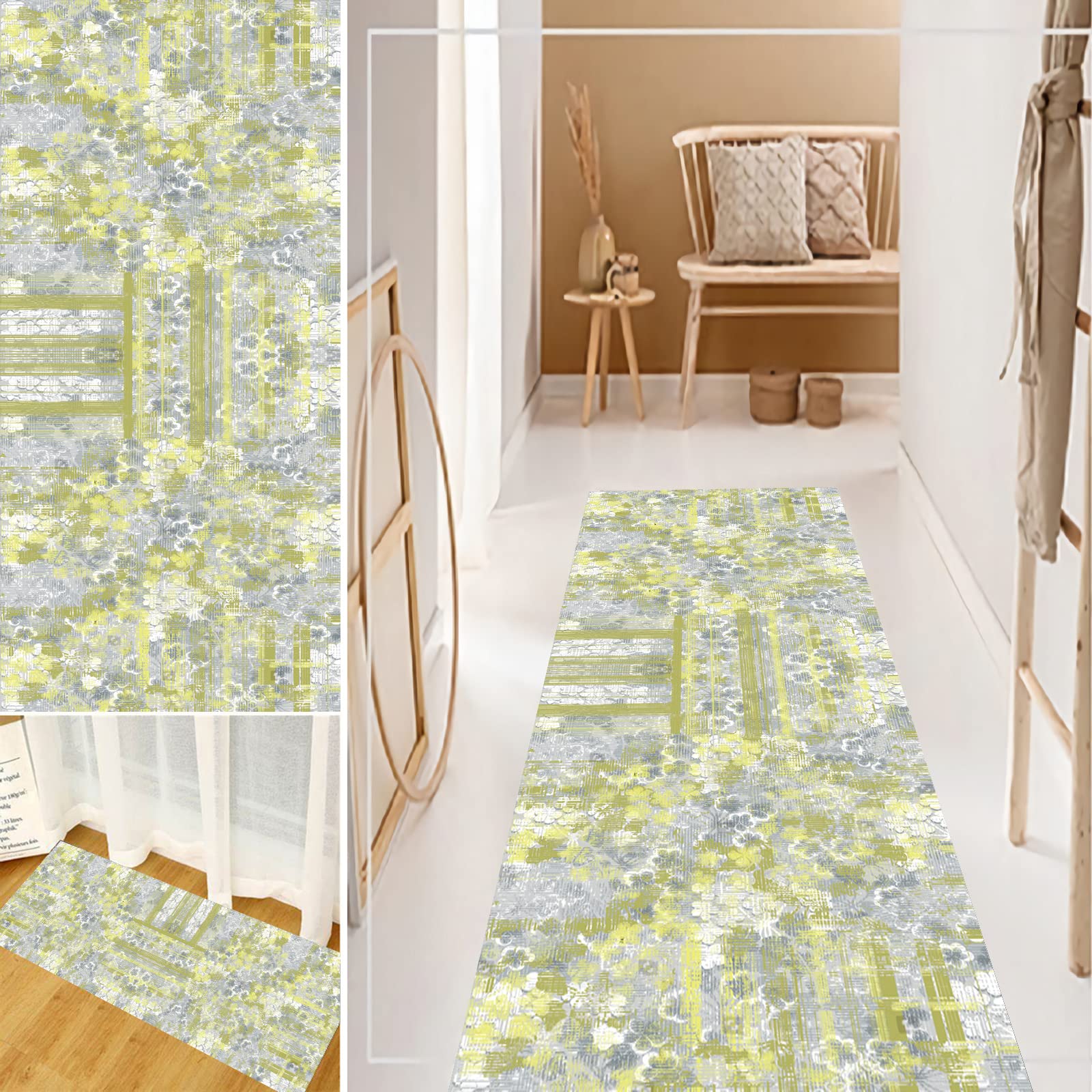 Non-Slip Hallway Runner Rug 3'3