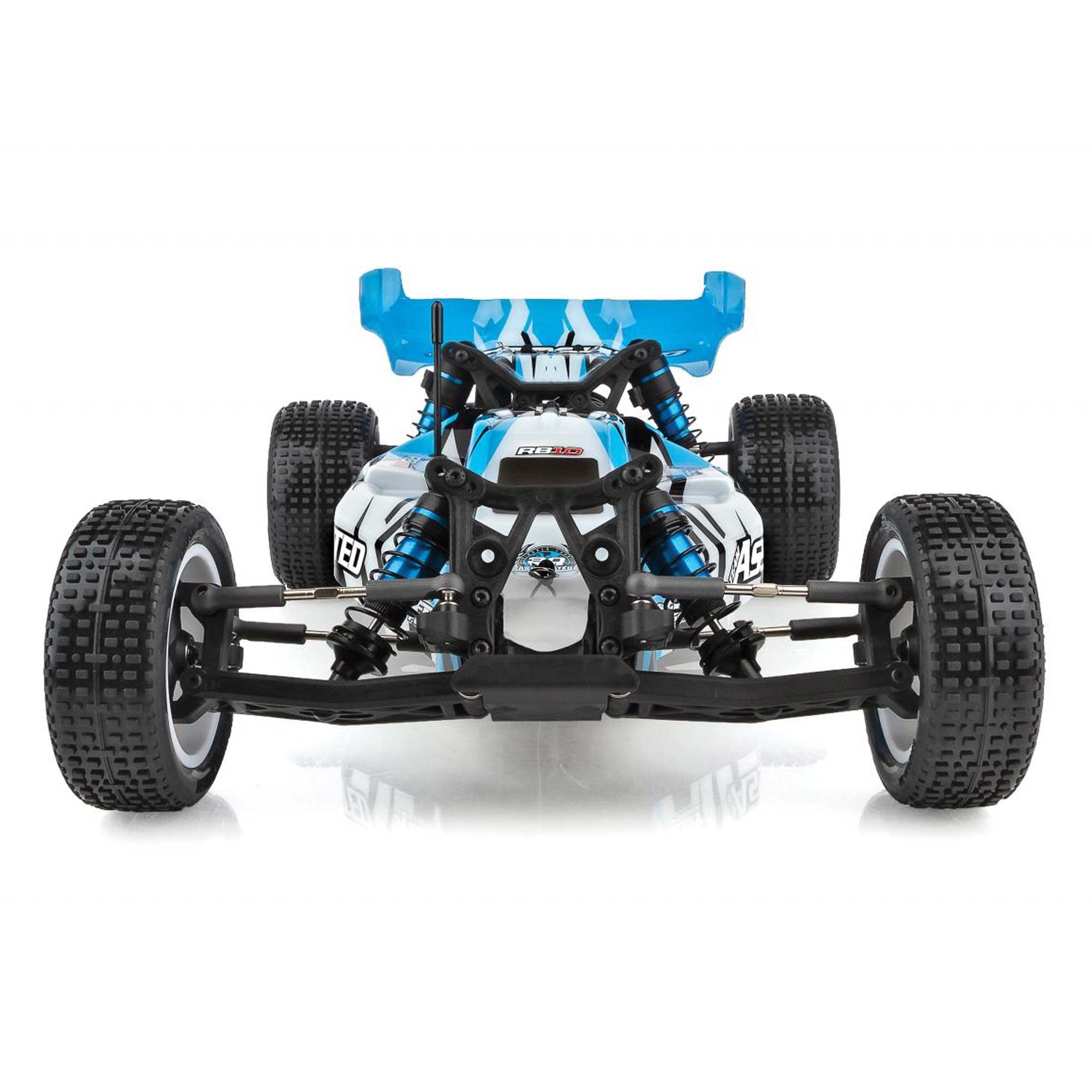 Team Associated 1/10 RB10 2WD RTR Buggy RC Car - Blue (ASC90031) | Ready-to-Run Remote Control Vehicle for Off-Road Racing & Backyard Bashing | Battery & Charger Not Included