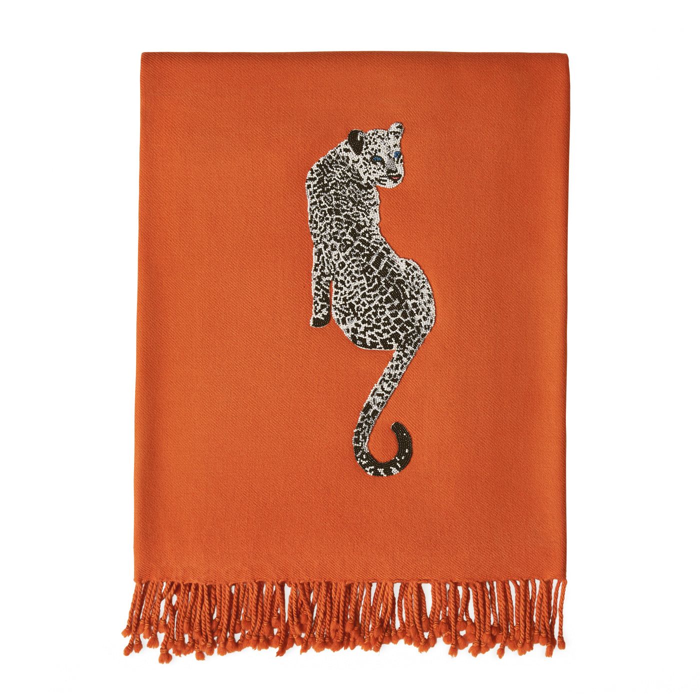 Leopard Print Decorative Throw Blanket - Soft Cozy Faux Fur Accent Blanket for Couch, Bed, Sofa - Perfect for Home Decor, Living Room, Bedroom & Gift Giving