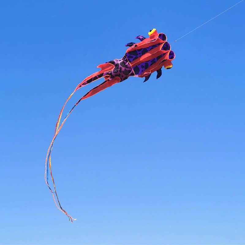 Rainbow Goldfish Kite for Kids - Easy to Assemble & Fly with 30M String | Beginner-Friendly Outdoor Toy for Beach, Park & Family Fun