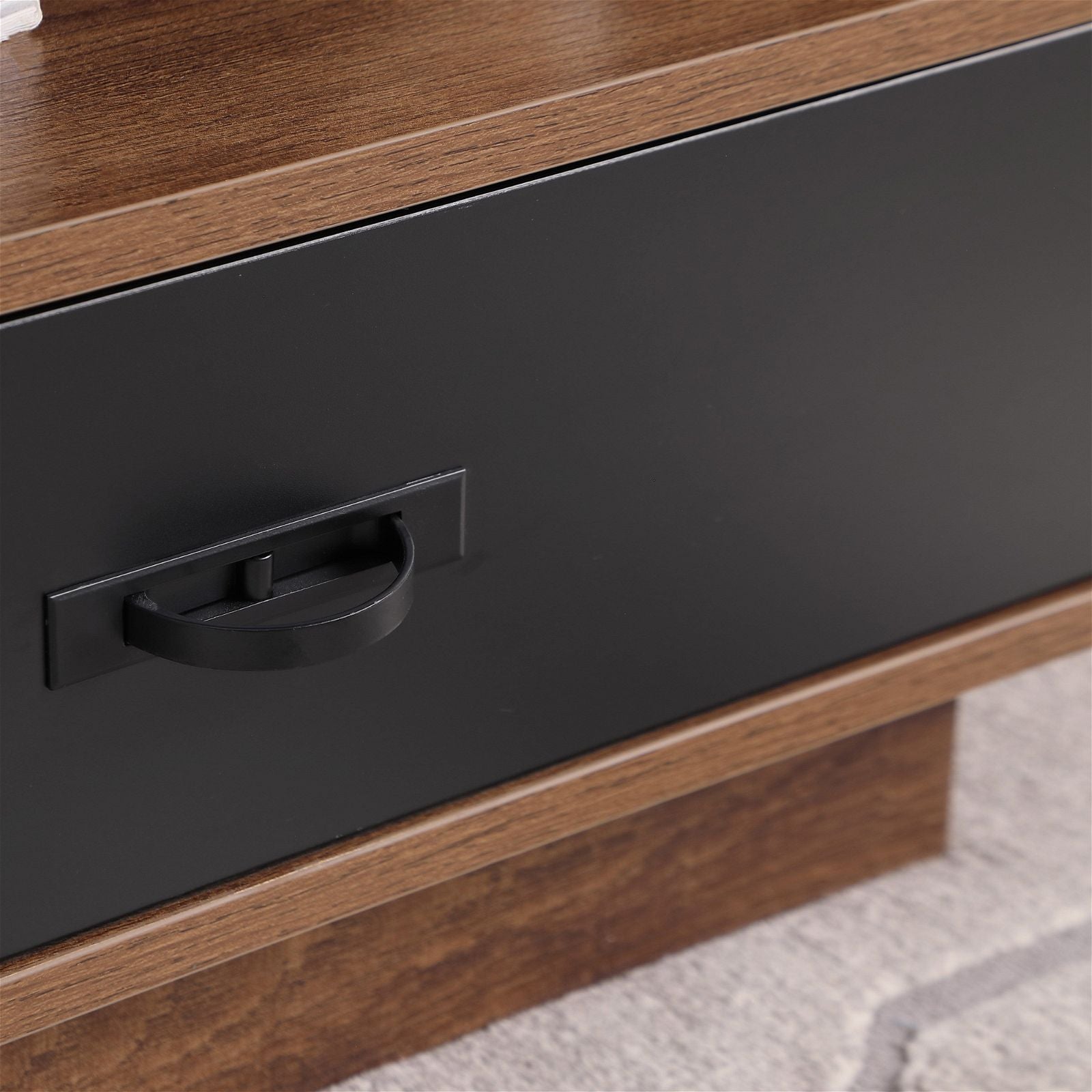 Tauris Hollywood Dark Oak Coffee Table - Modern Living Room Furniture for Home Decor & Entertainment