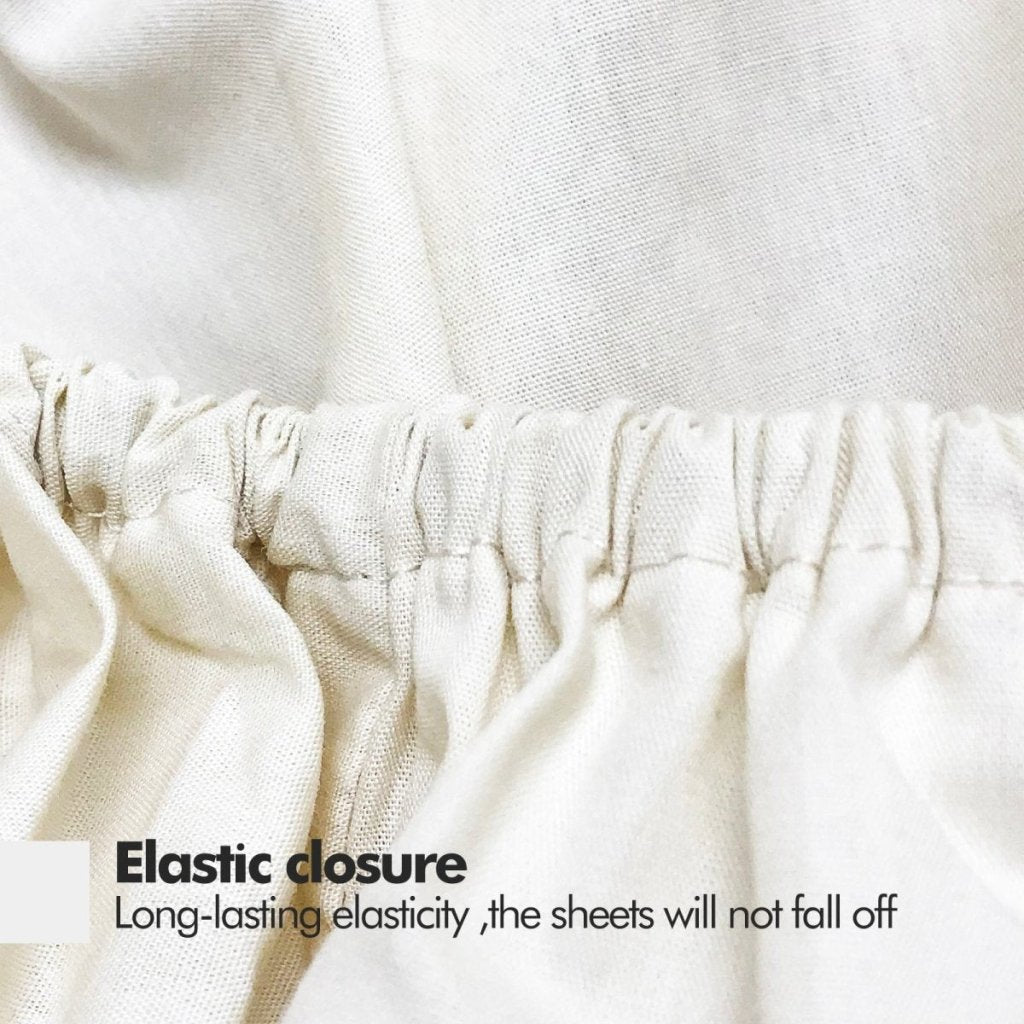 Premium Poly-Cotton Massage Table Fitted Sheet - Waterproof & Wrinkle-Resistant - Perfect for Spa, Clinic & Home Use
