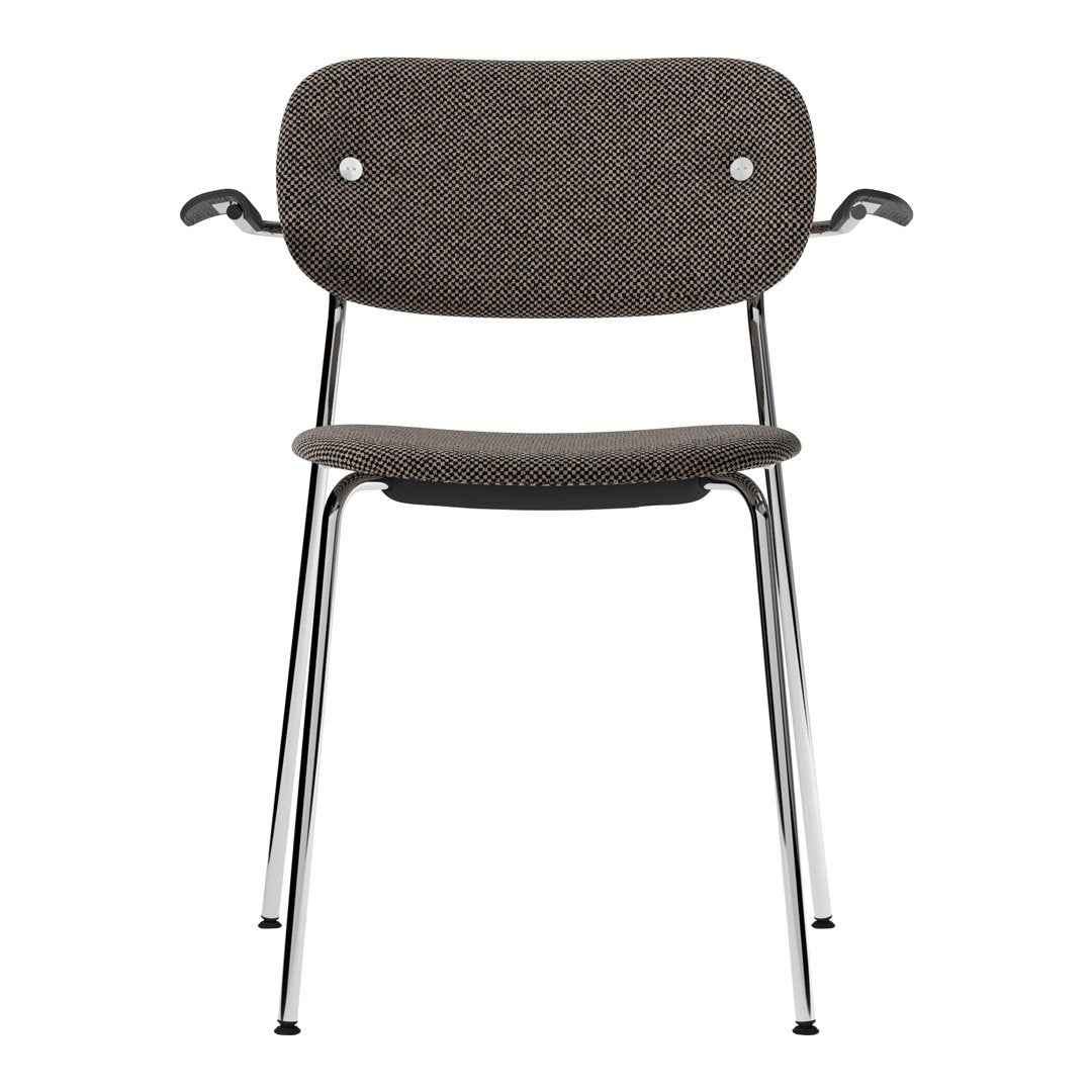 Modern Co Dining Chair with Armrests - Fully Upholstered Comfortable Seat for Kitchen, Dining Room & Breakfast Nook