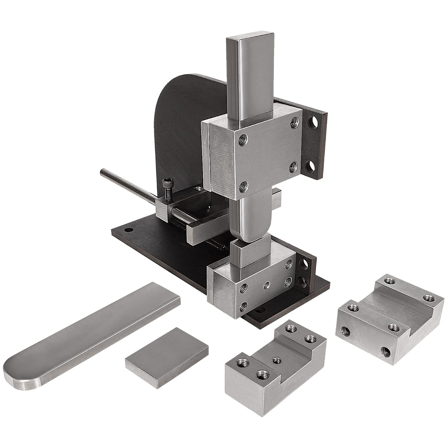 Heavy Duty Blacksmith Guillotine Tool - Forge Wizard Fullering & Cut Off Tool with 2 Sets of Guides & Dies | Perfect for Beginner Blacksmiths, Metalworking, Knife Making & DIY Forging Projects