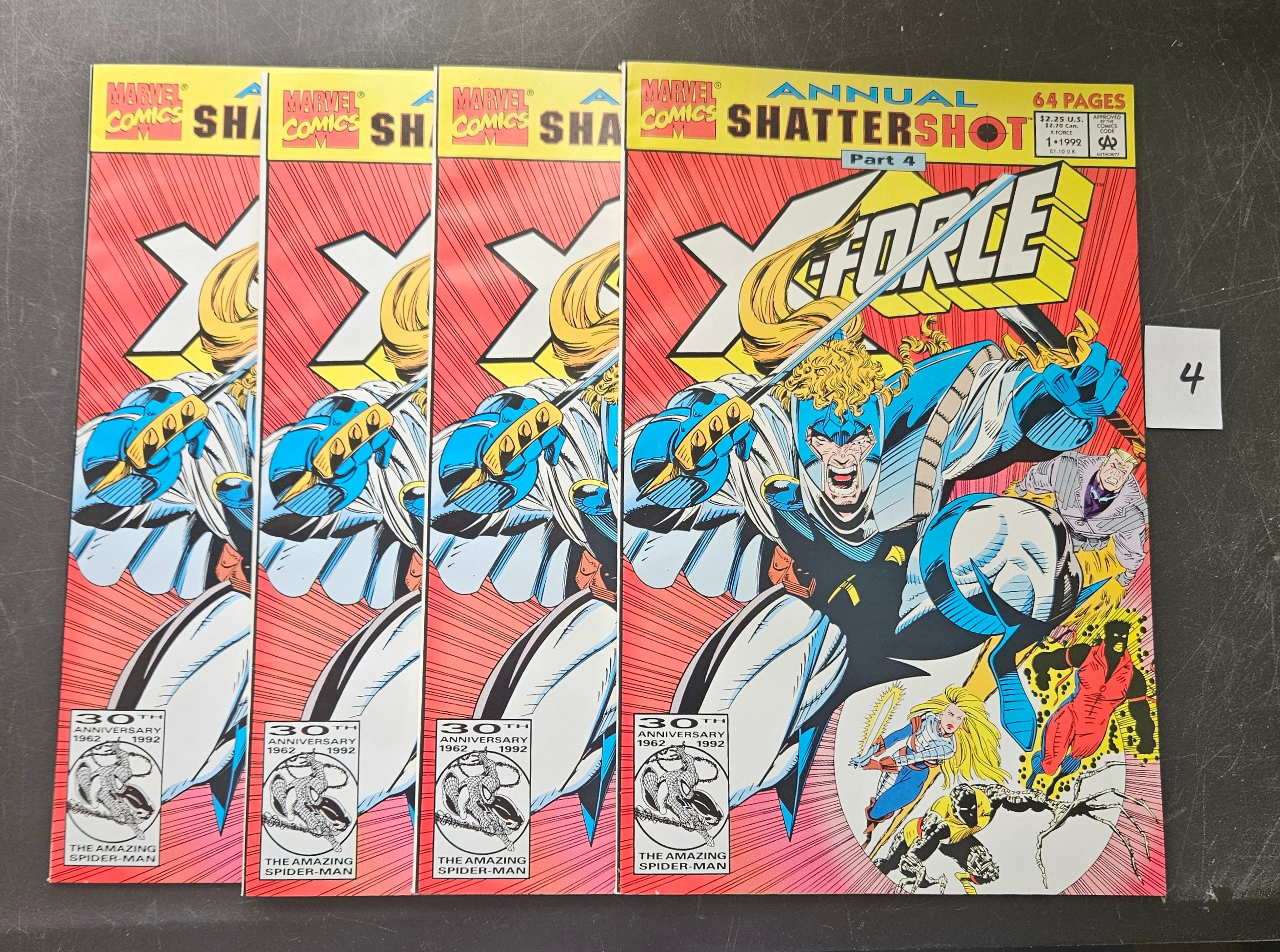 X-Force Annual #1 Shattershot Part 4 Vol.1 - 1992 Marvel Comics Collectible Comic Book for Superhero Fans & Comic Collectors - Perfect for Display, Gifts & Investment