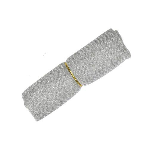 LB Flower Mesh Net for Bouquet Decorations, Gift Wrapping Supplies, Party & Wedding Hall Decorations - 9 Yards Silver Tulle Fabric - Perfect for DIY Floral Arrangements, Bridal Showers, and Event Decor