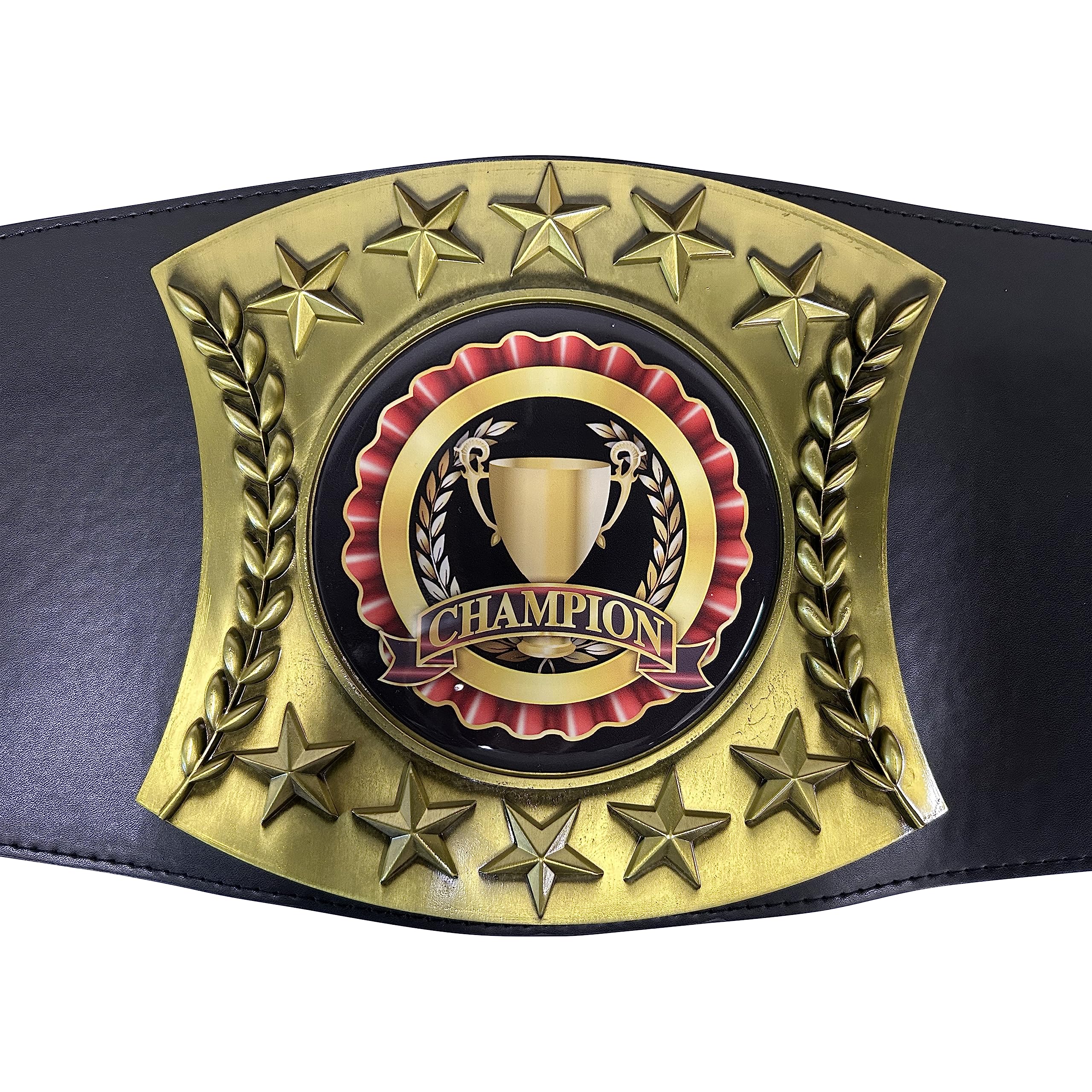 51 Inch Large Leather Champion Trophy Belt - Heavy Duty Championship Award for Boxing, Wrestling & Martial Arts - Perfect Prize Gift for Sports Competitions & Achievements