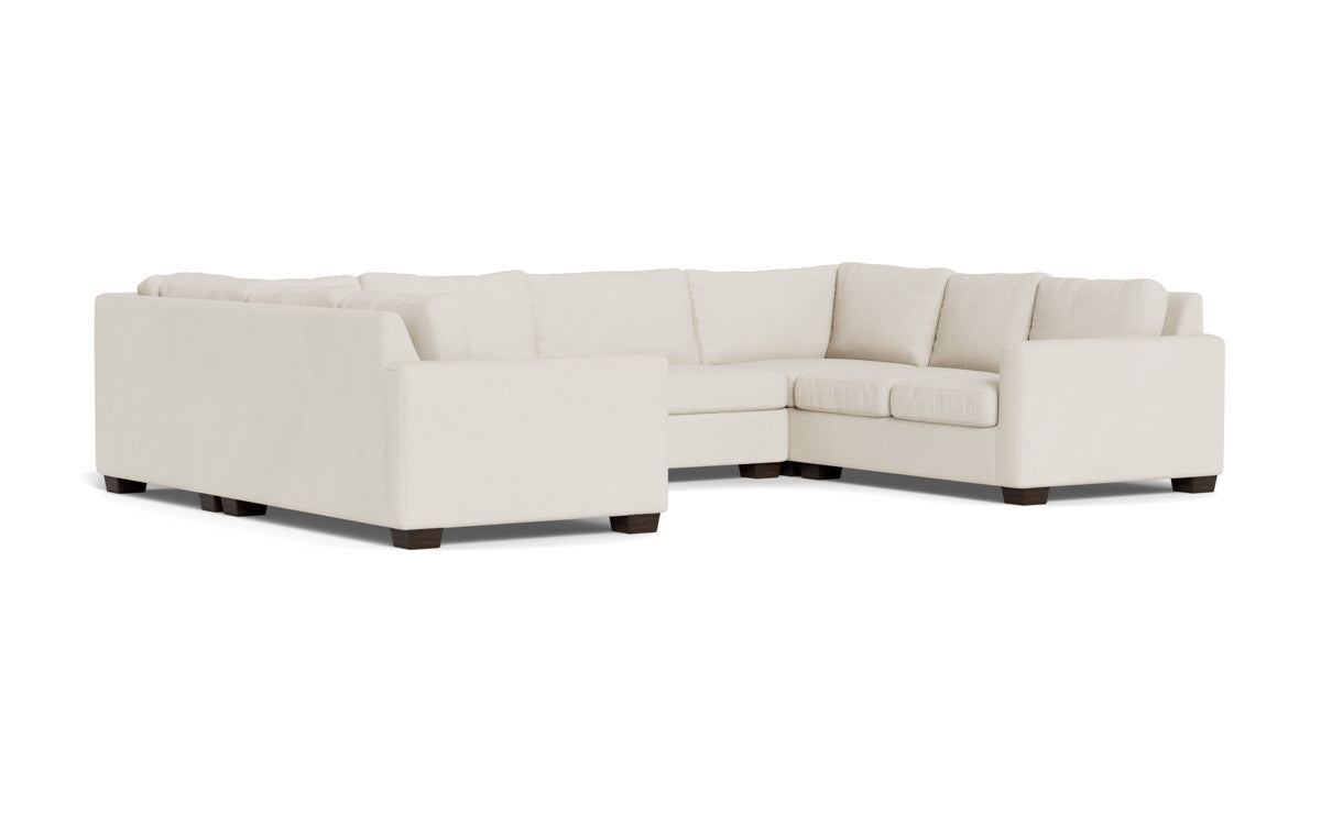 Track 141 Corner Sleeper Sofa U Sectional - Modern L-Shaped Convertible Couch Bed with Storage | Perfect for Small Spaces, Guest Rooms & Apartments