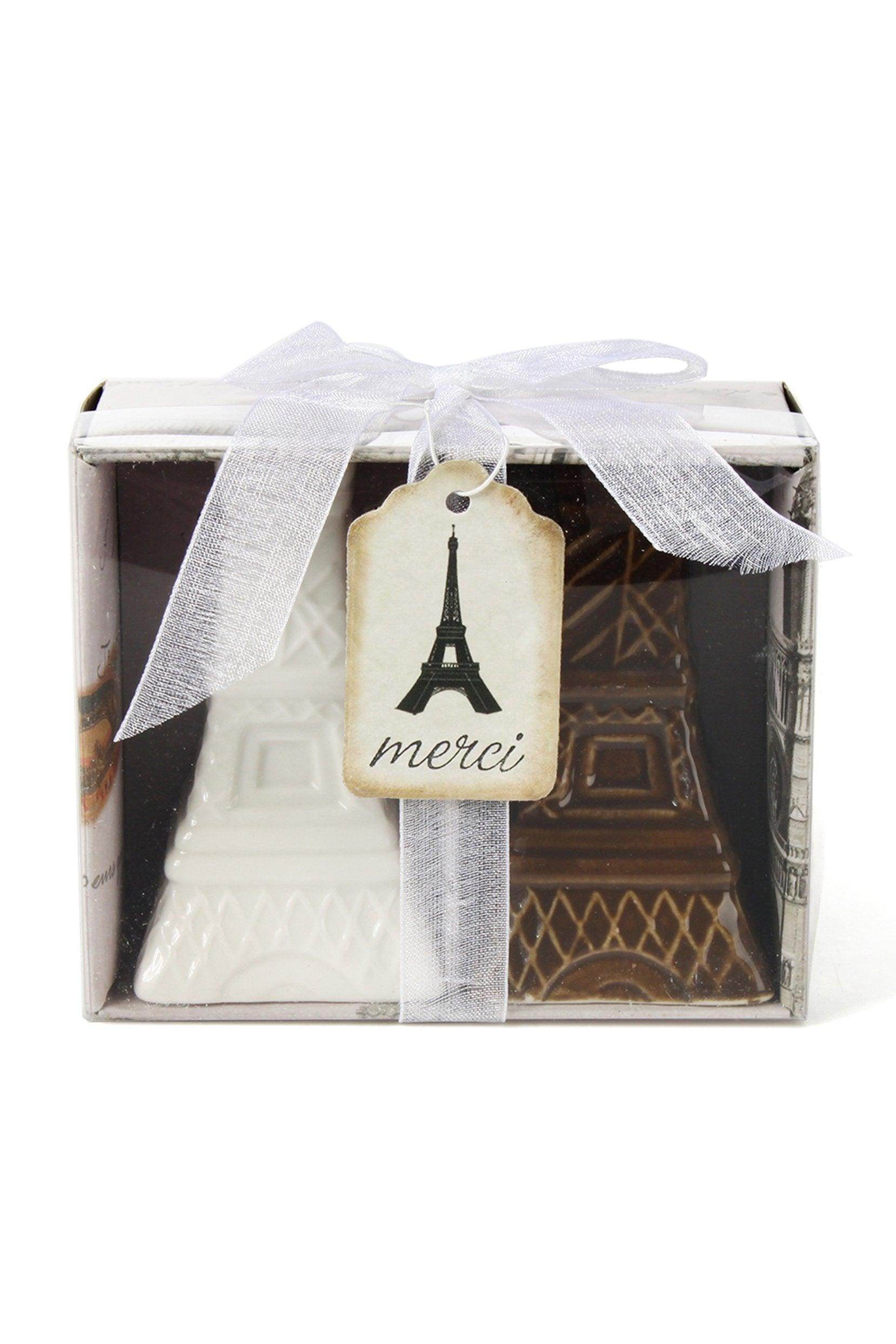 Eiffel Tower Salt and Pepper Shakers Set of 6 - Paris Themed Kitchen Decor for Dining Table, Gift for French Lovers, Perfect for Home, Restaurant, and Party Use
