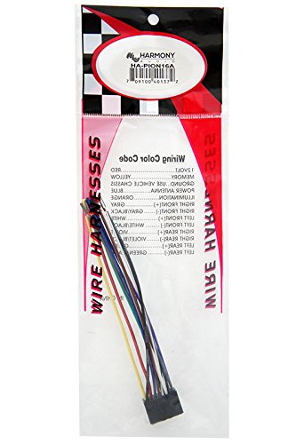 Pioneer DEH-P4100UB Compatible Wire Harness - Replacement Stereo Radio Receiver Wiring Kit for Car Audio System | Easy Installation & Enhanced Sound Quality