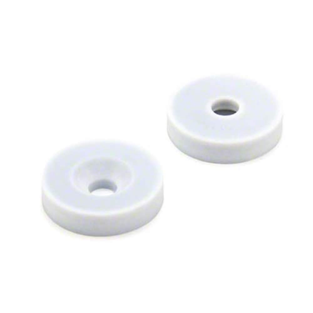 N42 Neodymium PTFE Coated Countersunk Disc Magnet - 1 Inch Diameter x 1/4 Inch Thick with 1/4 Inch Hole - 13.23lbs Pull Force (North Pole) - Pack of 10 - Ideal for Industrial, DIY Projects, and Home Organization