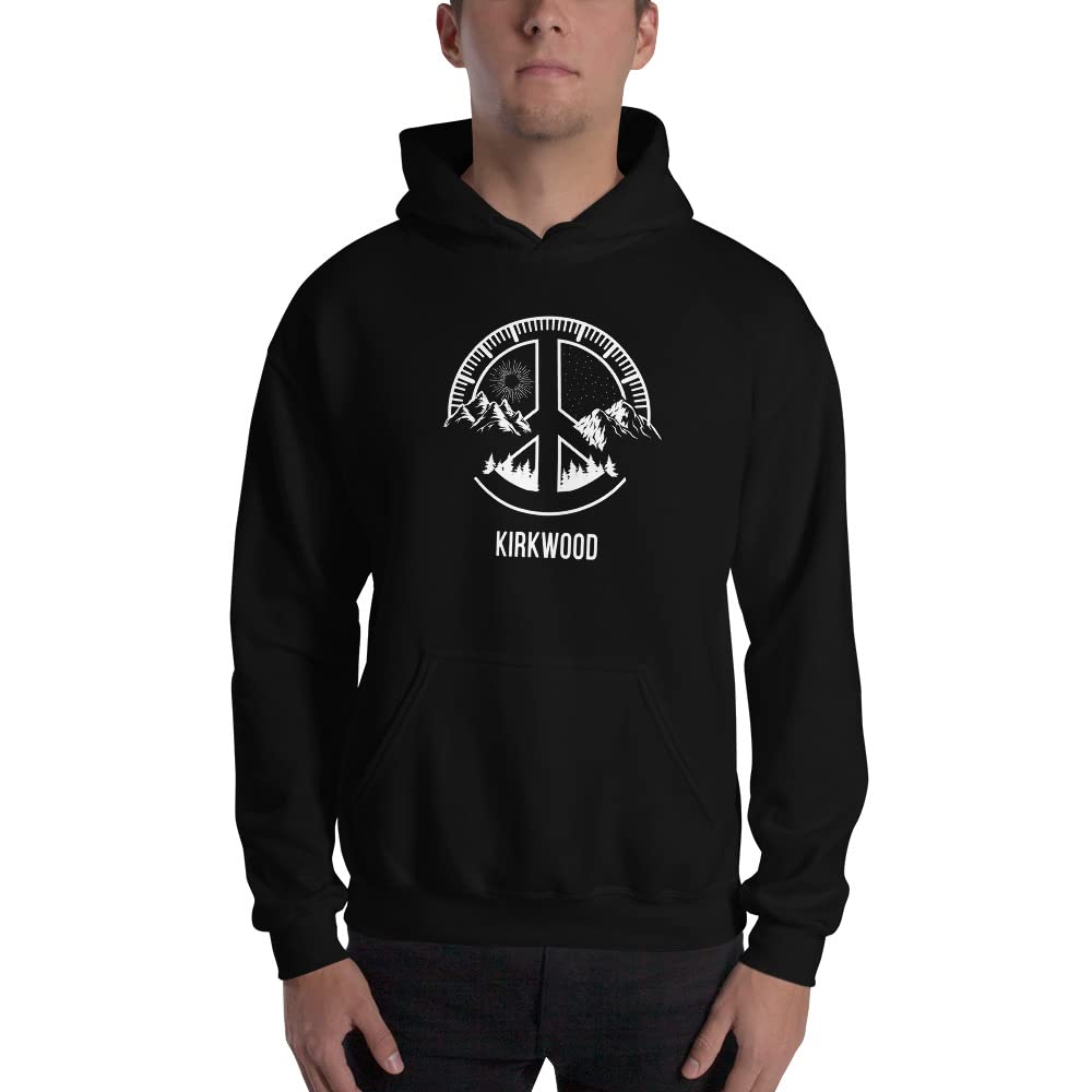 Kirkwood California Skiing & Snowboarding Hoodie - Unisex Warm Fleece Pullover for Winter Sports & Camping | Perfect for Ski Resorts, Snowboarding Trips & Outdoor Adventures