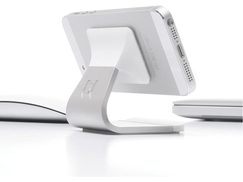 Bluelounge Milo Micro Suction Stand - Universal Phone Holder for Desk, Car, Bed - Secure Mount for iPhone, Samsung, Smartphones - Perfect for Work, Driving, Watching Videos