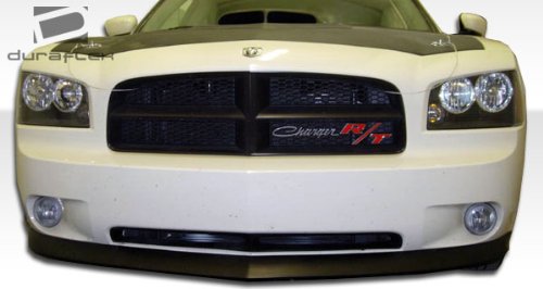 Duraflex Daytona Style Front Lip Spoiler for 2006-2010 Dodge Charger - 1PC ABS Plastic Body Kit - Enhance Aerodynamics & Sporty Look for Street Racing & Car Shows
