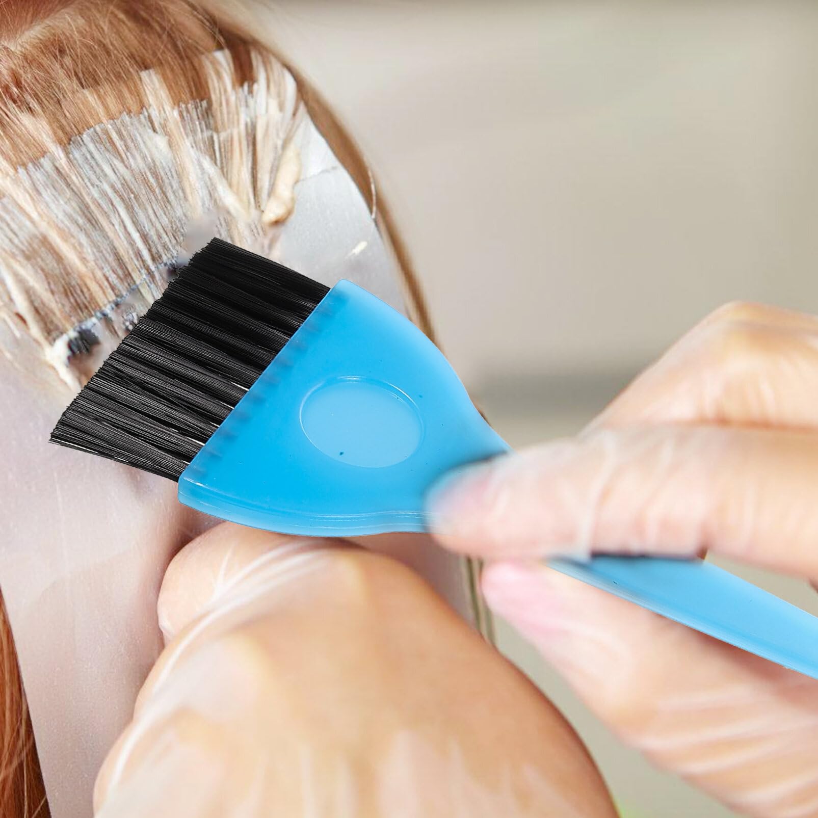 EXCLUZO Hair Coloring Brush Set - 2 Pack Professional Hair Dye Brushes for DIY Salon-Quality Highlights & Root Touch-Ups at Home - Perfect for Balayage, Ombre & All Hair Coloring Techniques
